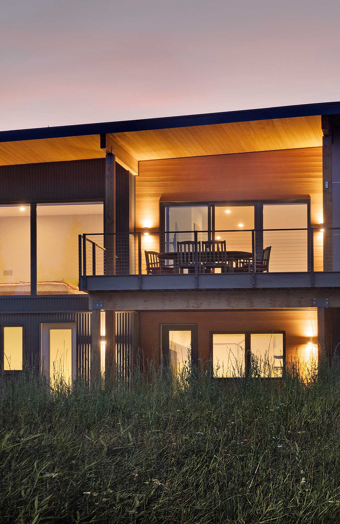 modern modular home in the Colorado mountains