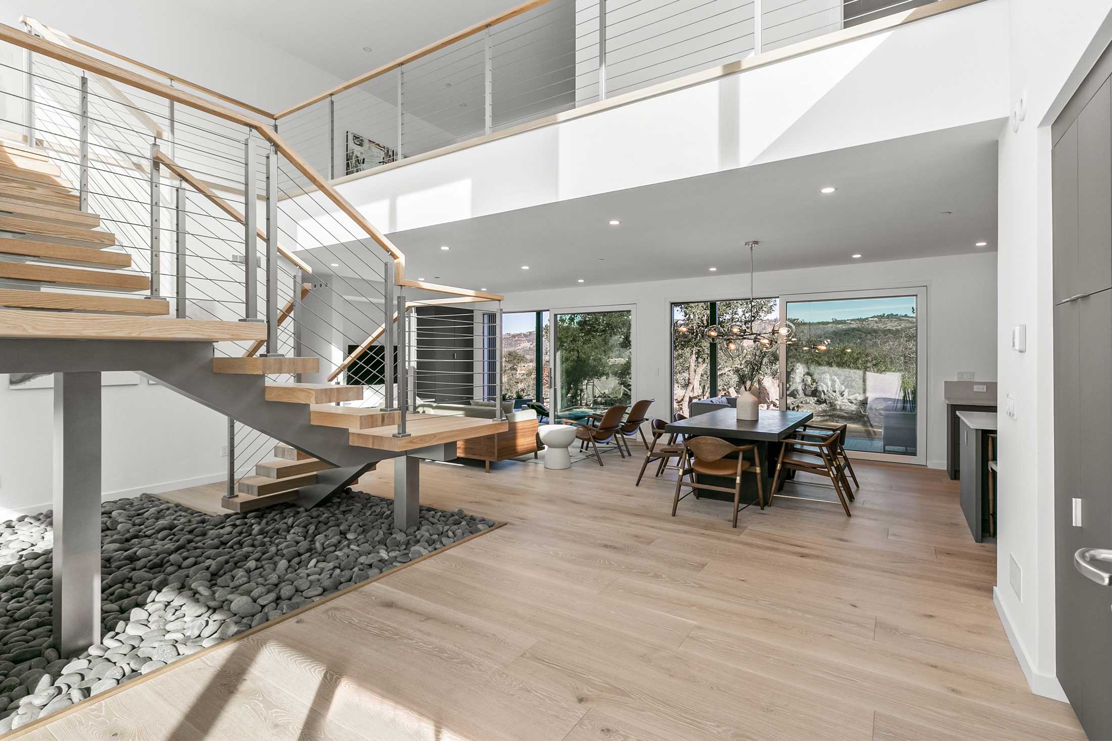 modern modular home interior